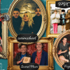 Five different frames with photos of 5 different bands: Lacuna, Swim School, PVC, Fright Years and Sacred Paws