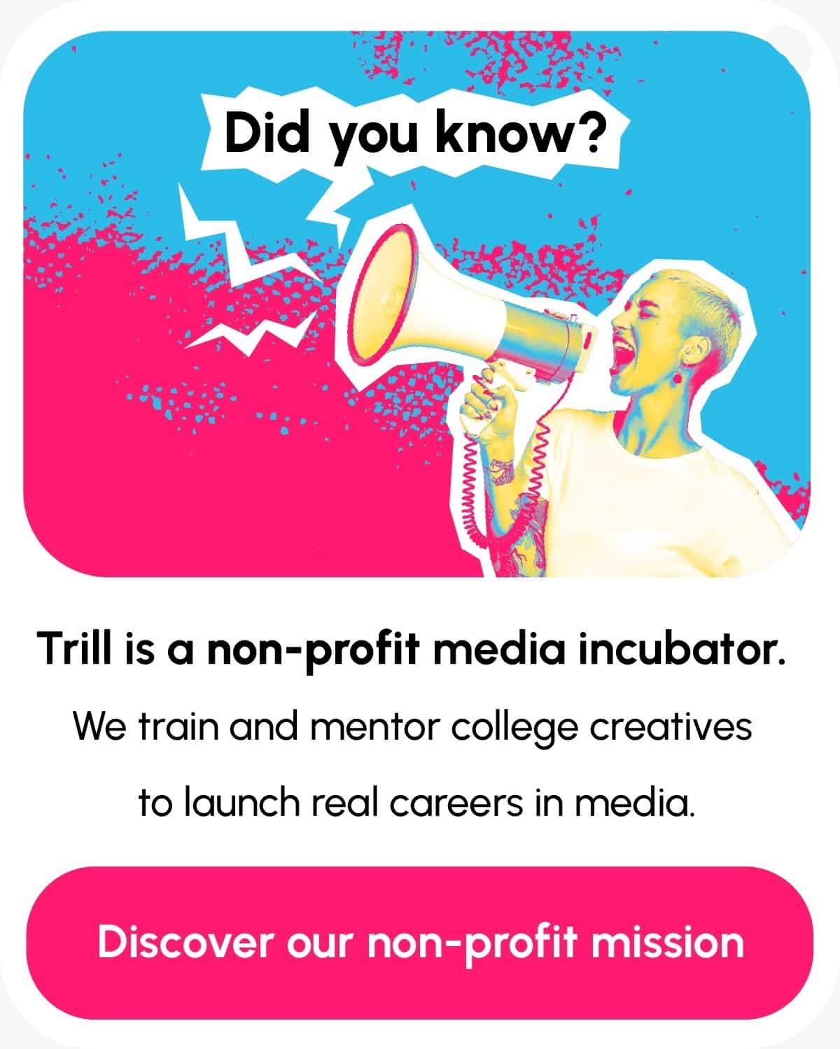 Trill non-profit announcement